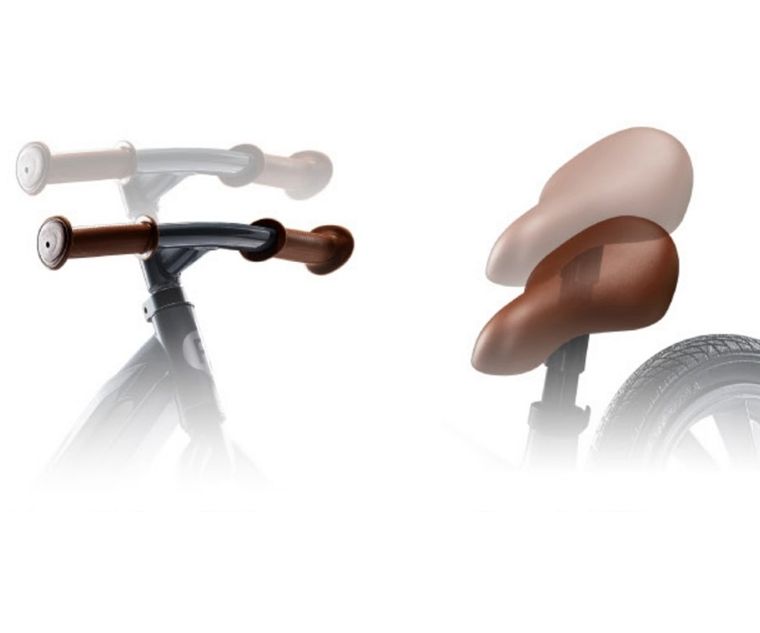 Qplay, Racer, rowerek biegowy, Black/Brown