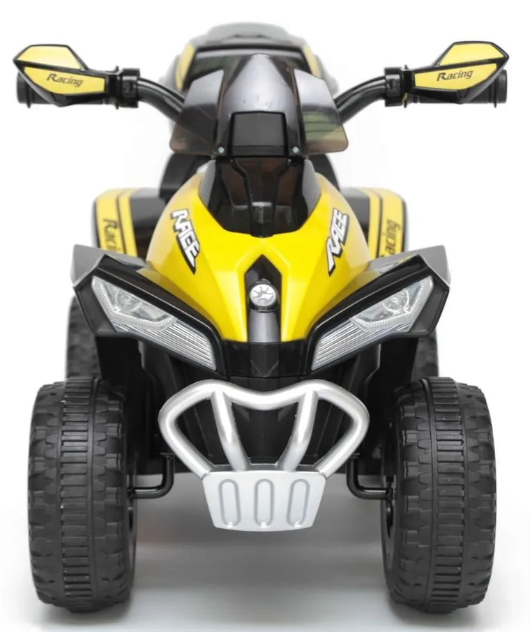 Quad Micron, pojazd na akumulator, żółty