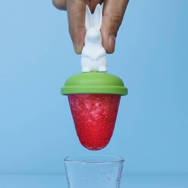 Qualy, Bunny, pojemnik do robienia lodów, 10434-GN-WH