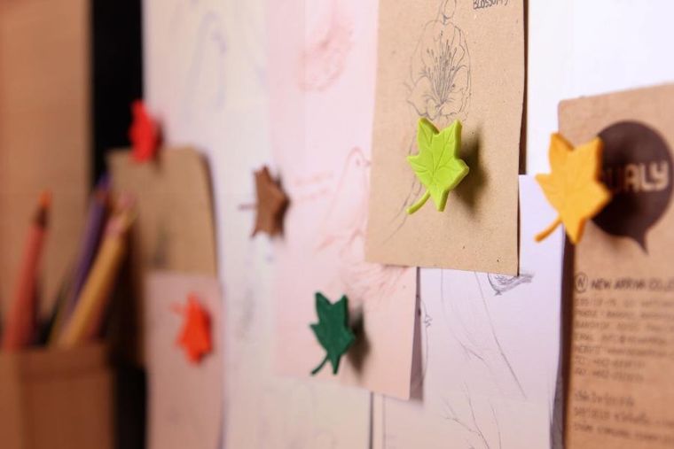 Qualy, magnesy, Leaf a Message, kolorowe