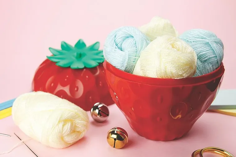 Qualy, pojemnik do przechowywania, Storeberry, czerwony