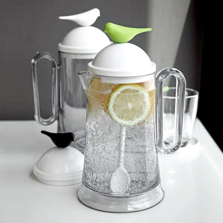 Qualy, Sparrow, dzbanek, 10301-WH-BK