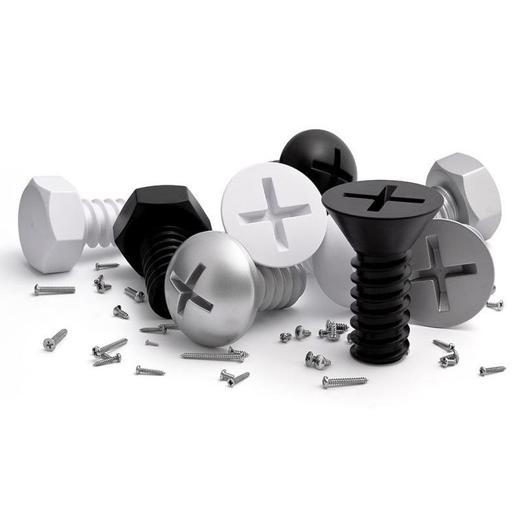 Qualy, Śruby, wieszaki, srebrne, 10064-SV