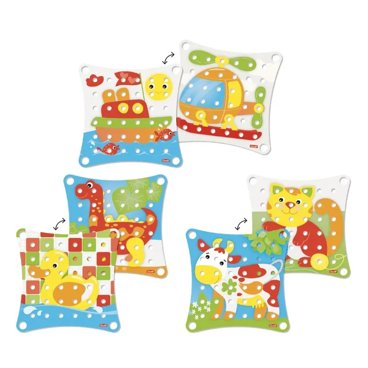 Quercetti, PlayEco, Jumbo Peggy Evo, układanka