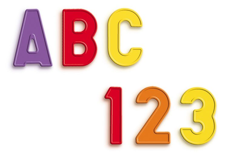 Quercetti, Tablica magnetyczna dwustronna Premium, zestaw edukacyjny, 124 elementy