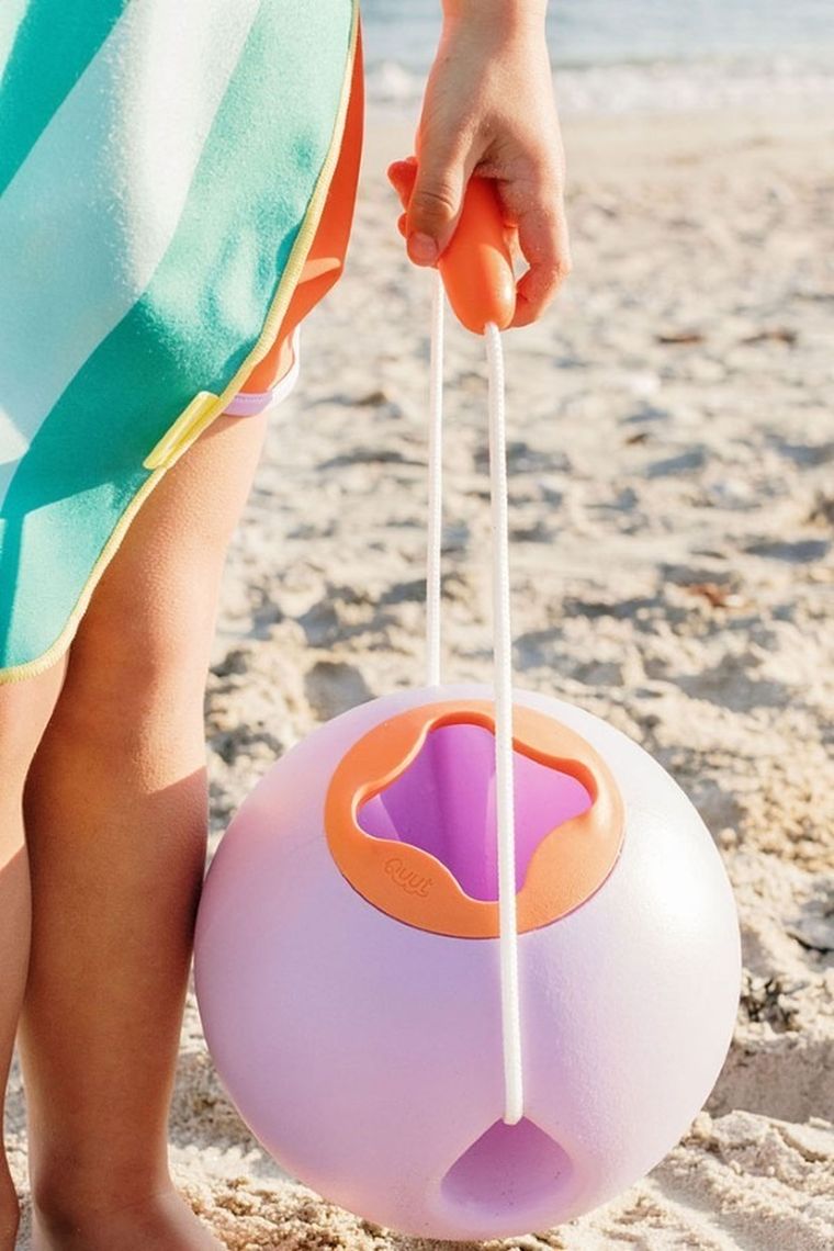 Quut, Ballo, wiaderko wielofunkcyjne do piasku, Lavender + peach