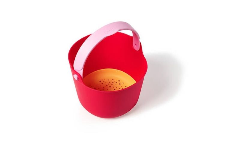Quut, Bucki, wiaderko z sitkiem, Cherry + Banana Pink