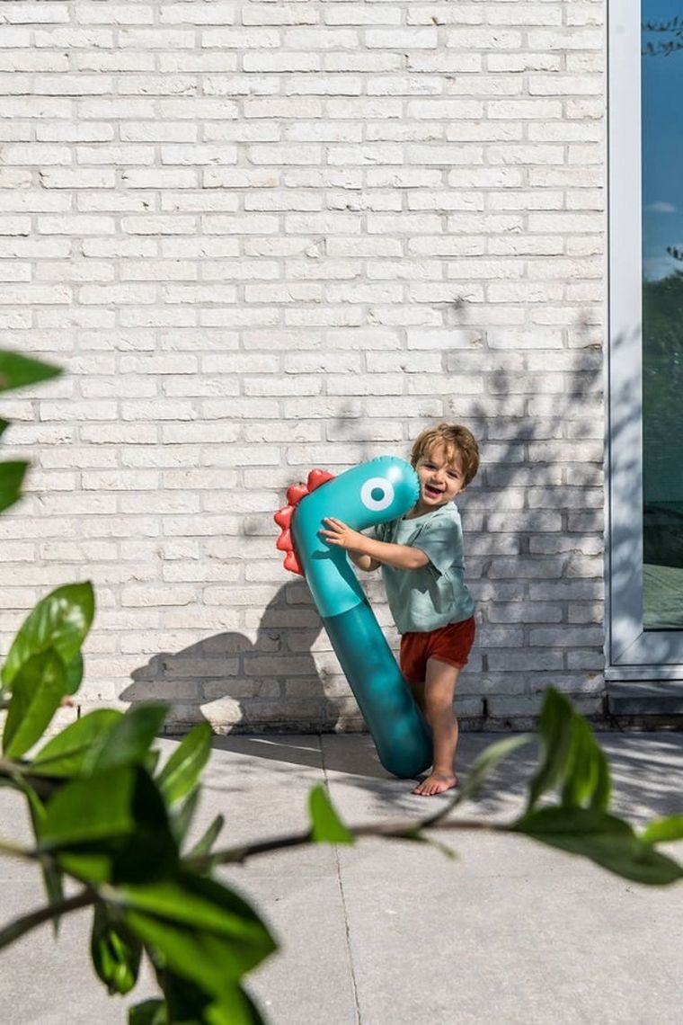 Quut, dmuchany makaron do pływania, dino