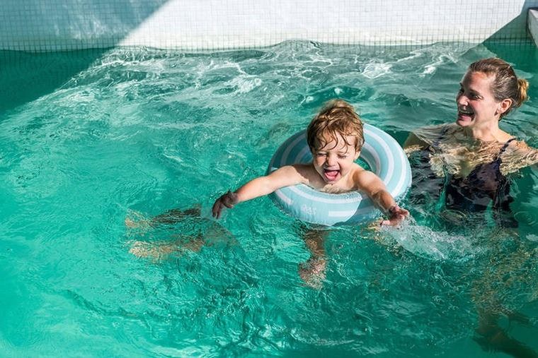 Quut, kółko do pływania, małe, Garden Green, 40 cm