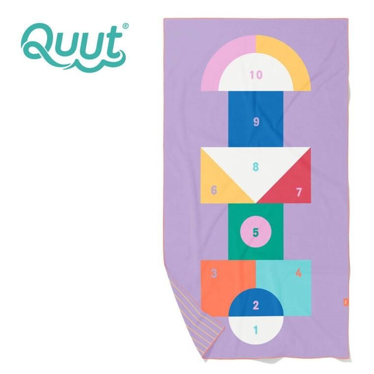 Quut, PlayTowels, dwustronny ręcznik plażowy, 180-100 cm
