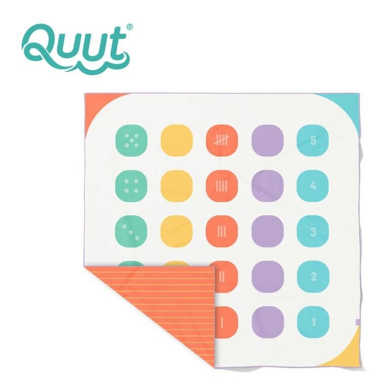 Quut, PlayTowels, dwustronny ręcznik plażowy, 180-180 cm