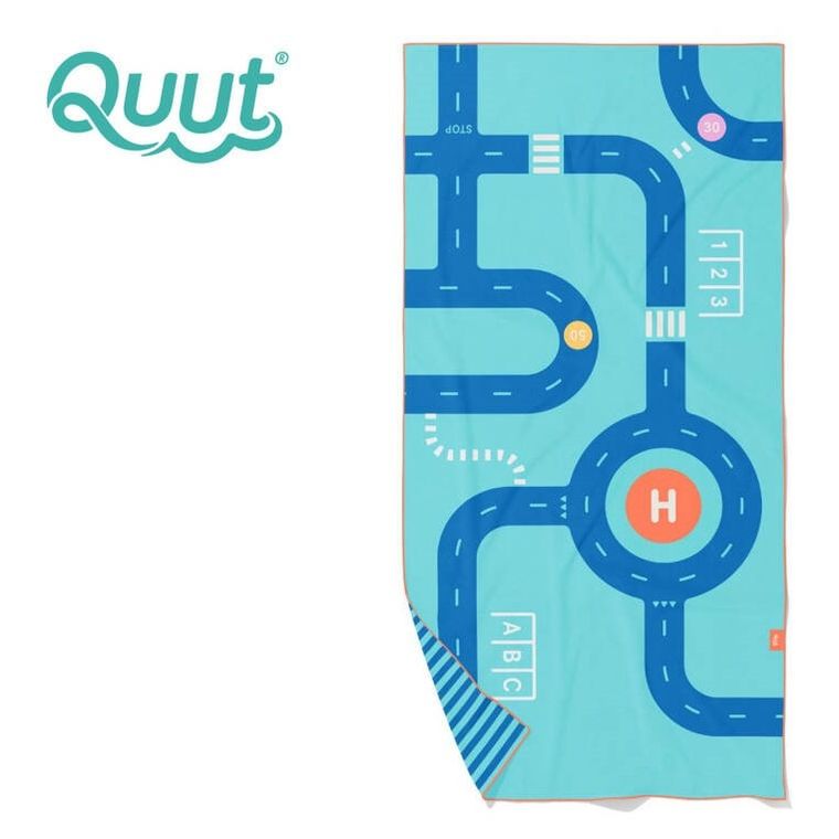 Quut, PlayTowels, Road, dwustronny ręcznik plażowy, 70-140 cm