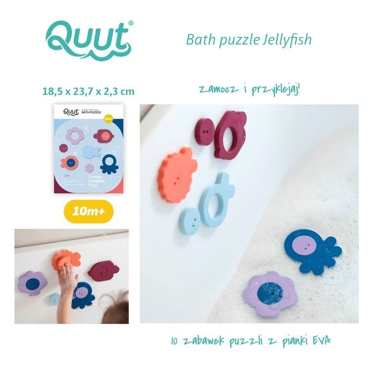 Quut, Seaside, zestaw puzzli piankowych