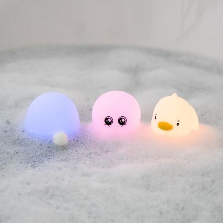 Rabbit & Friends, Mini Wodne, lampki silikonowe, wodoodporne, 3 szt.