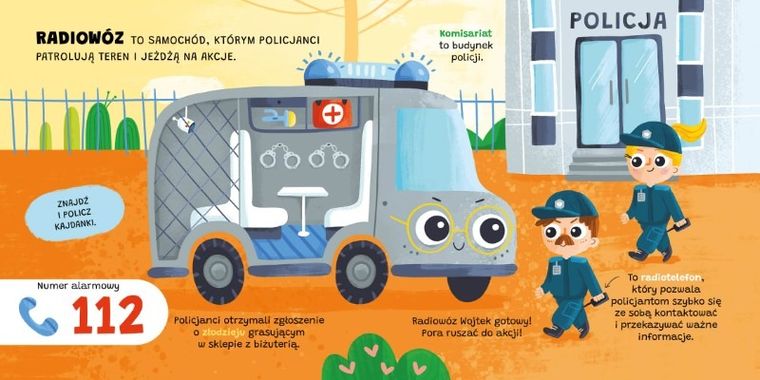 Radiowóz. Maszyny i pojazdy