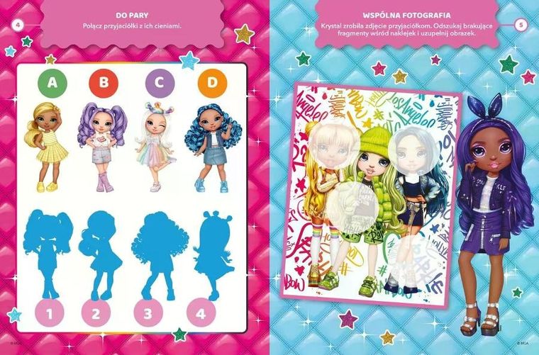 Rainbow High. 1000 naklejek