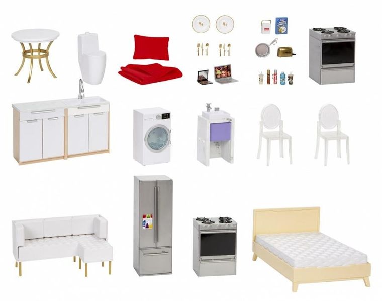 Rainbow High, Townhouse, domek dla lalek z akcesoriami