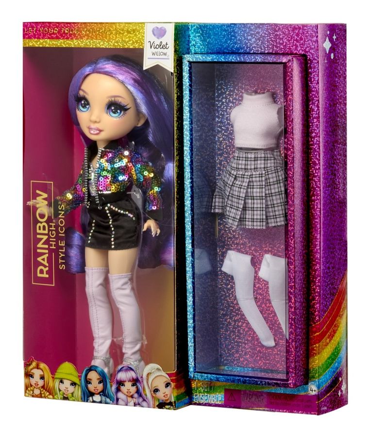 Rainbow High, Violet, lalka modowa