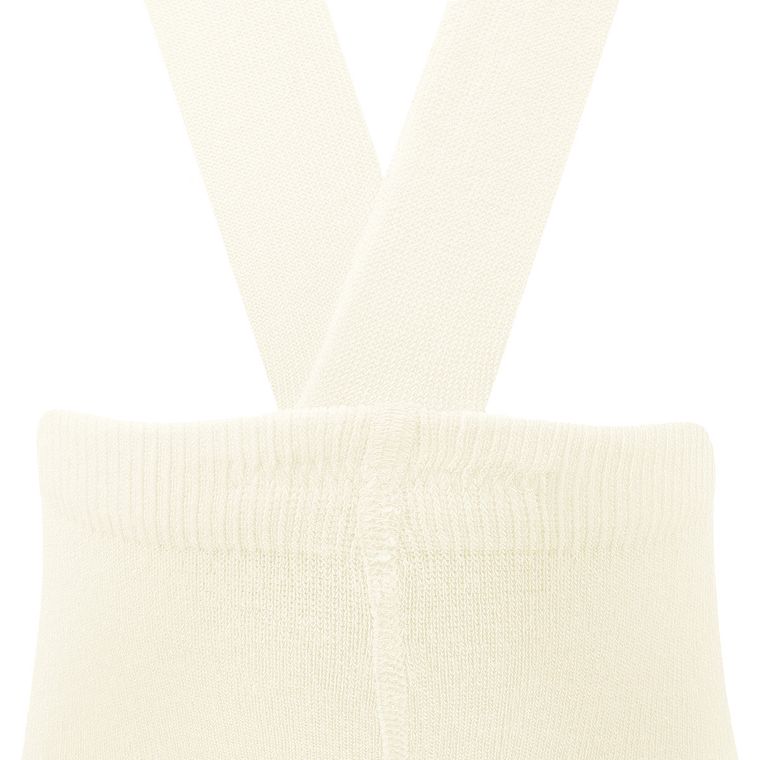 Rajstopy dziecięce z szelkami, bambusowe, ecru, Nicol