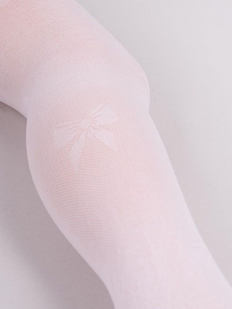 Rajstopy dziewczęce, białe, 30 DEN, Yoclub