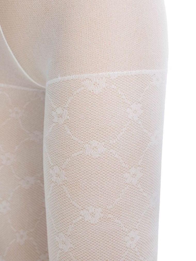 Rajstopy dziewczęce, białe, Nicol