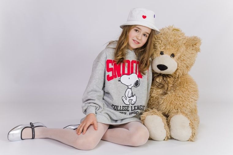 Rajstopy dziewczęce, białe, Olivia, 20 DEN, Be Snazzy