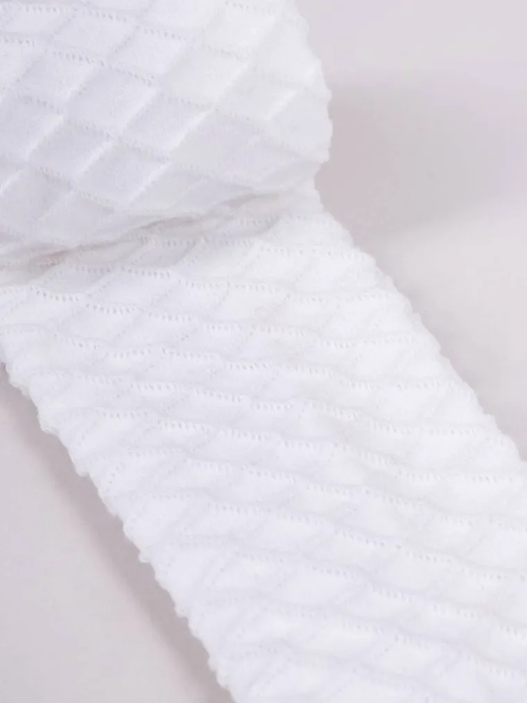 Rajstopy dziewczęce, białe, Yoclub