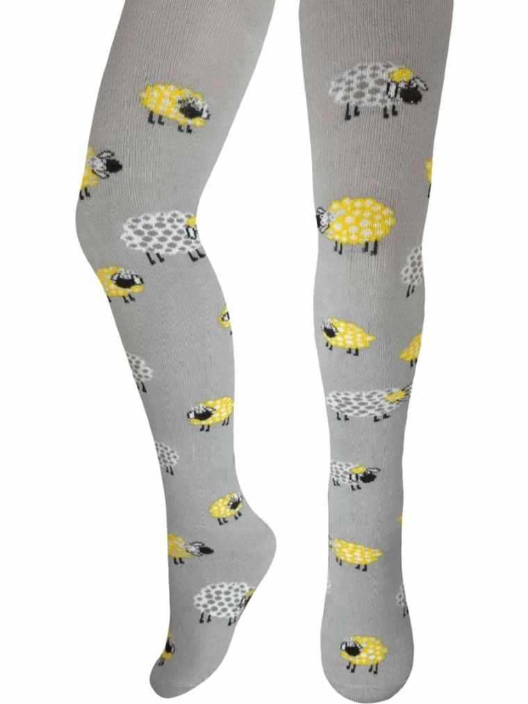 Rajstopy dziewczęce, szare, Milusie