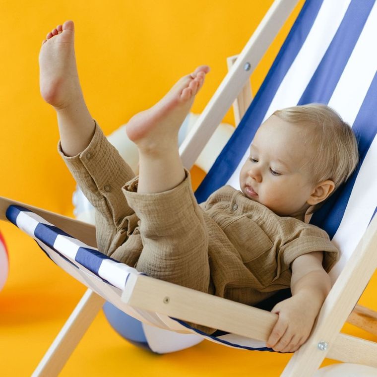 Rampers chłopięcy, beżowy, Eevi