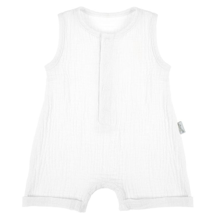 Rampers chłopięcy, biały, Nicol