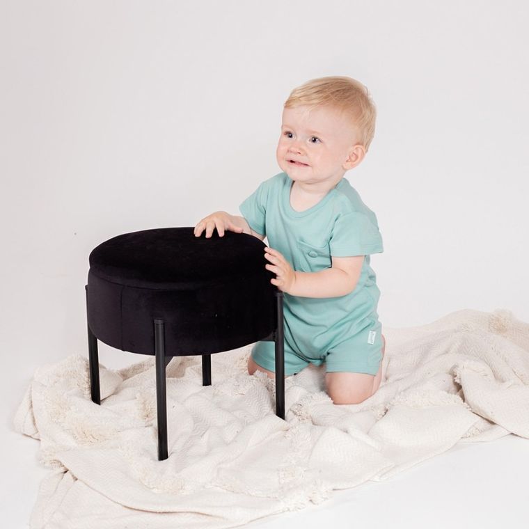 Rampers chłopięcy, miętowy, Nicol