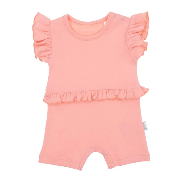 Rampers dziewczęcy, koralowy, Nicol