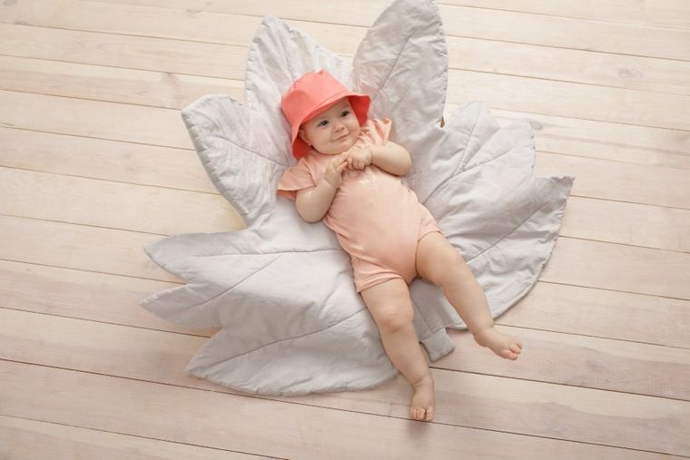 Rampers dziewczęcy, różowy, Summer Garden, Pinokio