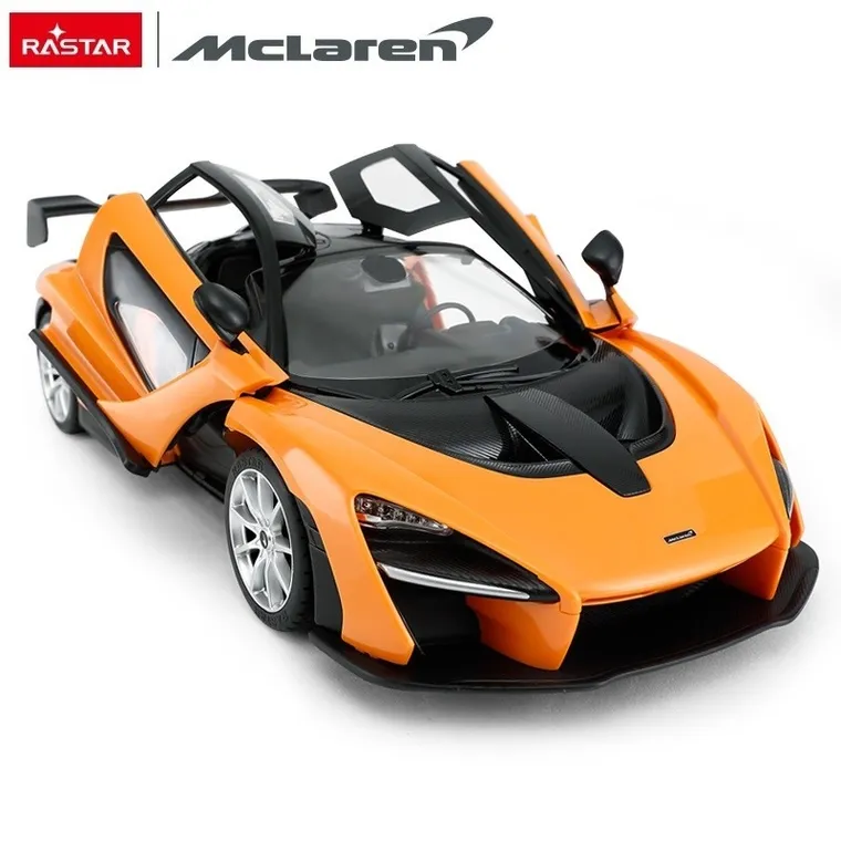 Rastar, McLaren Senna, pojazd zdalnie sterowany, pomarańczowy, 1:14