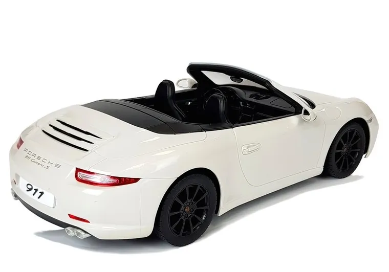 Rastar, Porsche 911 Carrera S, pojazd zdalnie sterowany, biały, 1:12