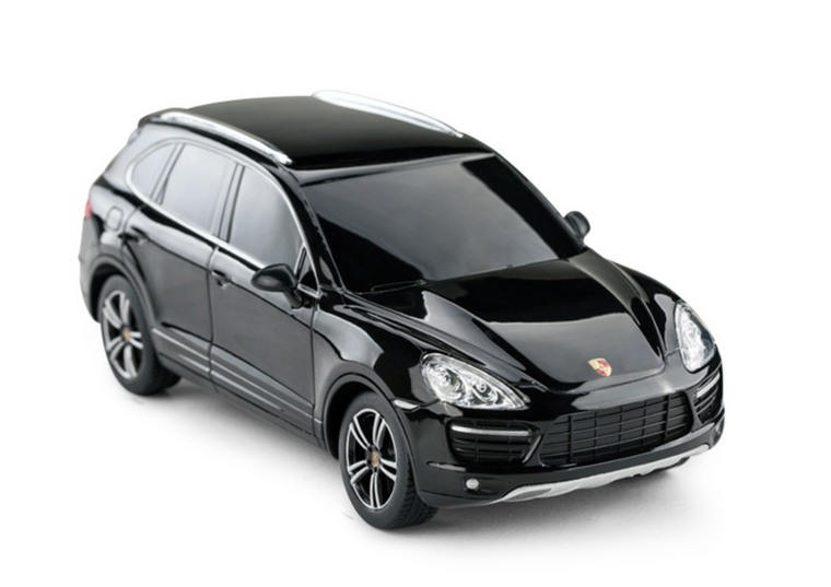 Rastar, Porsche Cayenne Turbo, pojazd zdalnie sterowany, czarne, 1:24