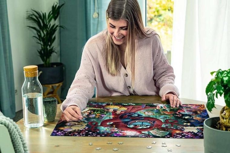 Ravensburger, Alicja w krainie czarów, Prawie wszyscy są szaleni, puzzle, 1000 elementów