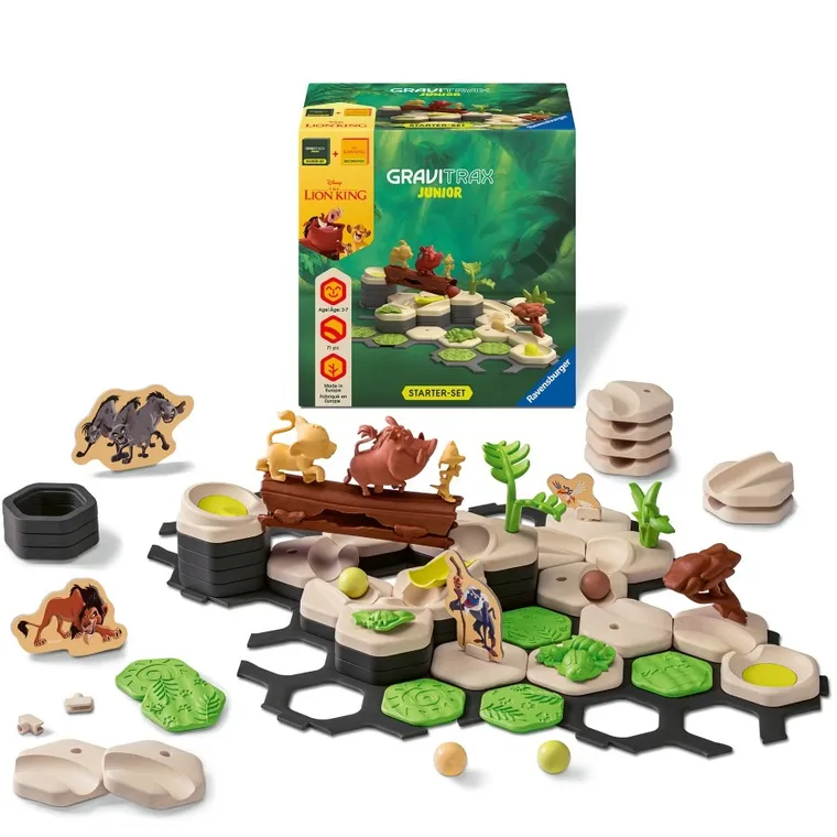 Ravensburger, GraviTrax Junior, Król Lew, zestaw startowy
