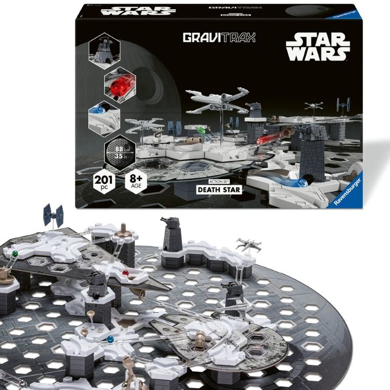 Ravensburger, GraviTrax, Star Wars, Gwiazda Śmierci, zestaw akcji