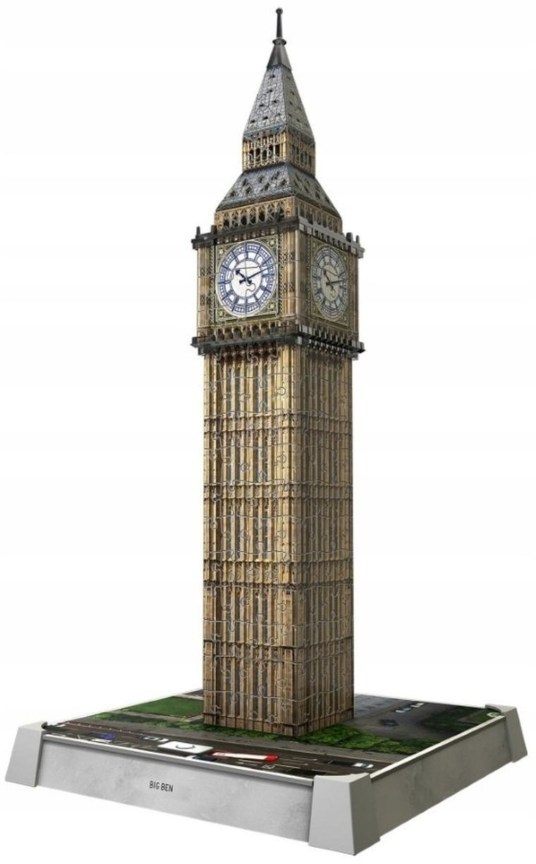 Ravensburger, Iconics, Big Ben, puzzle 3D LED, 224 elementy