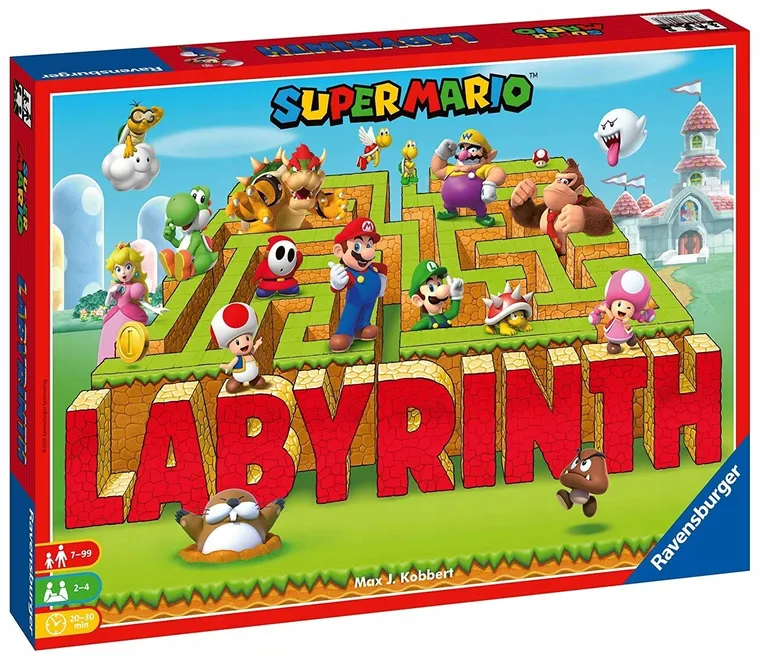 Ravensburger, Labyrinth Super Mario, gra familijna