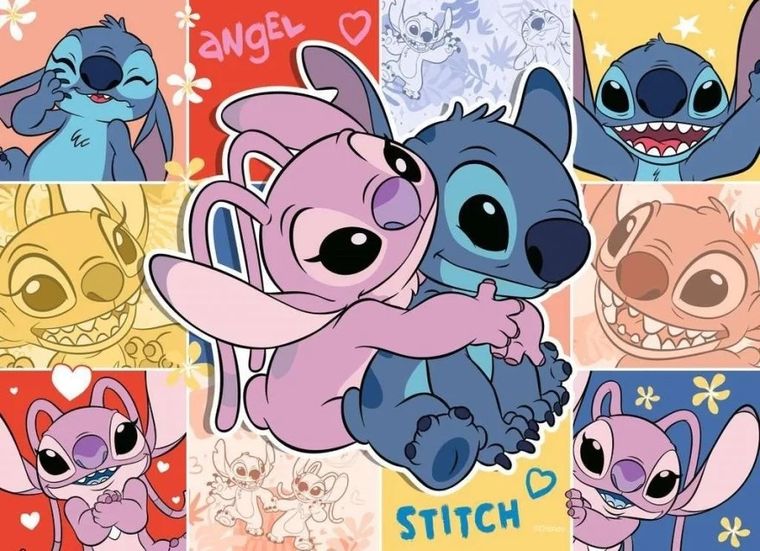 Ravensburger, Lilo i Stitch, puzzle 2D, 4-100 elementów