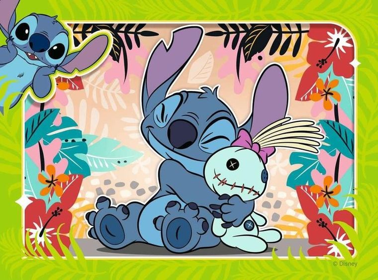 Ravensburger, Lilo i Stitch, puzzle 2D, 4w1