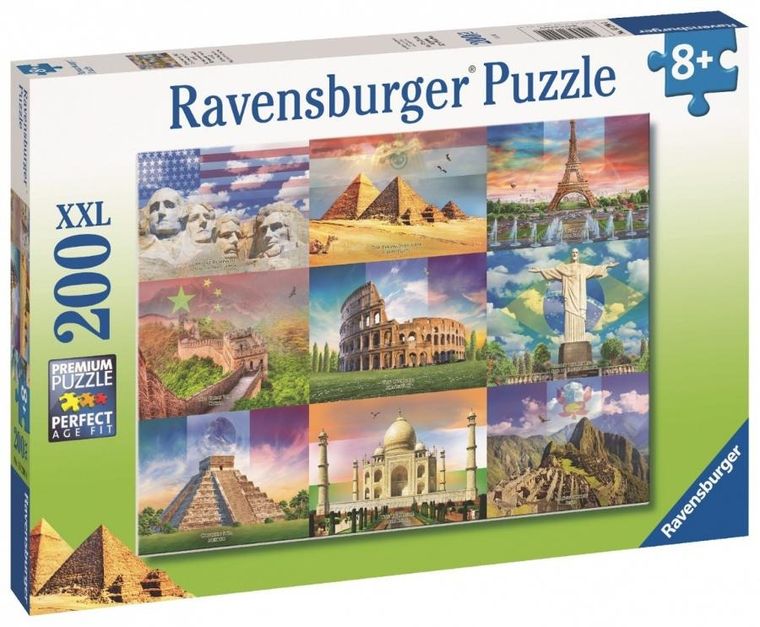Ravensburger, Monumentalne budynki, puzzle, 200 elementów