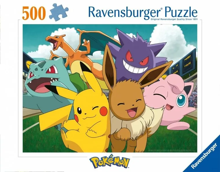 Ravensburger, Pokemon Classic, puzzle, 500 elementów
