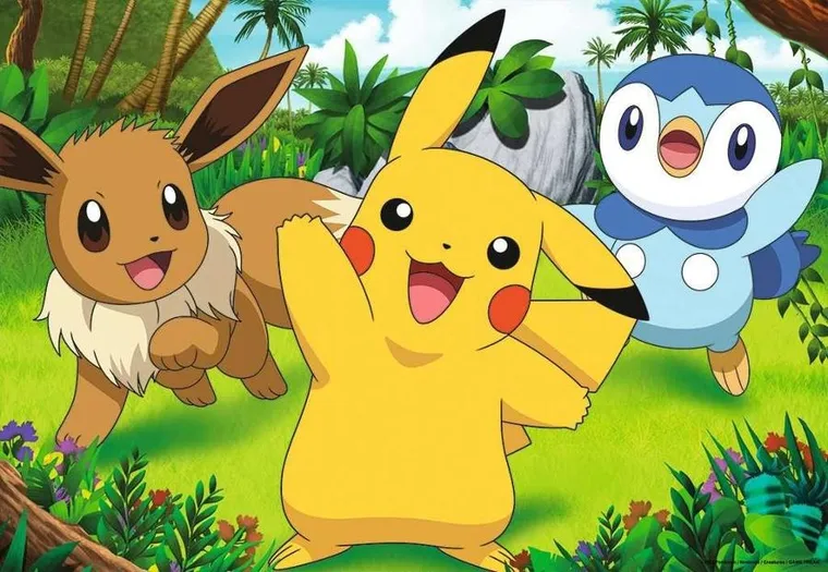 Ravensburger, Pokemon, puzzle, 2-24 elementy