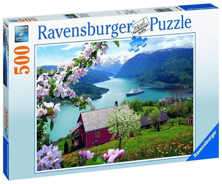 Ravensburger, Skandynawska idylla, puzzle 2D, 500 elementów