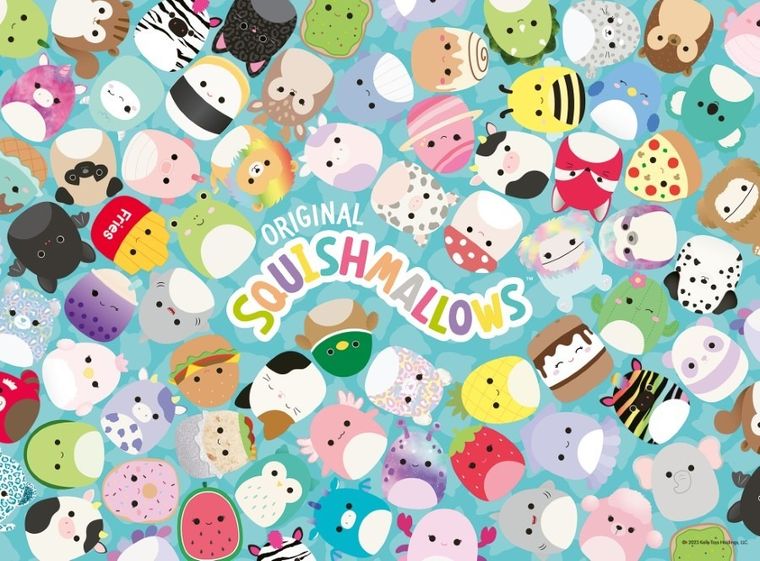 Ravensburger, Squishmallows, puzzle 2D, 200 elementów