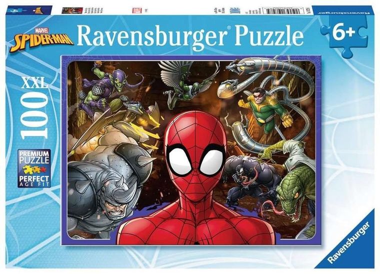 Ravensburger, XXL, Spider-Man, puzzle, 100 elementów