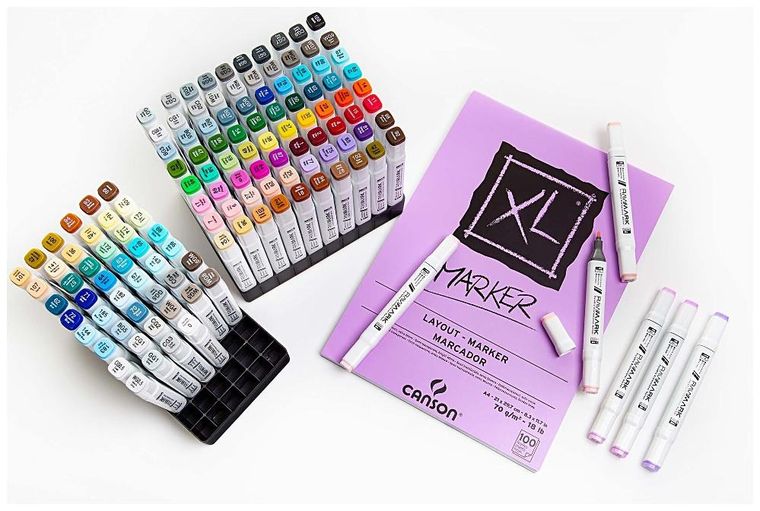Rawmark, PurePro, Mega pack, zestaw artystyczny, promakery, 168 kolorów